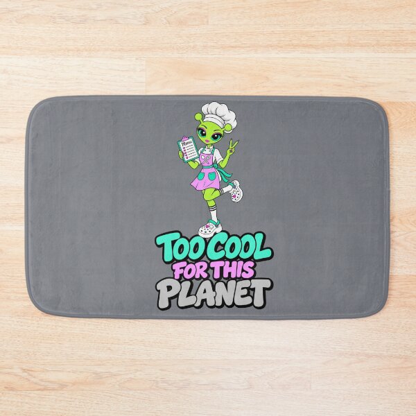Item preview, Too Cool for This Planet – Alien Chef Girl designed and sold by Aimetoi.