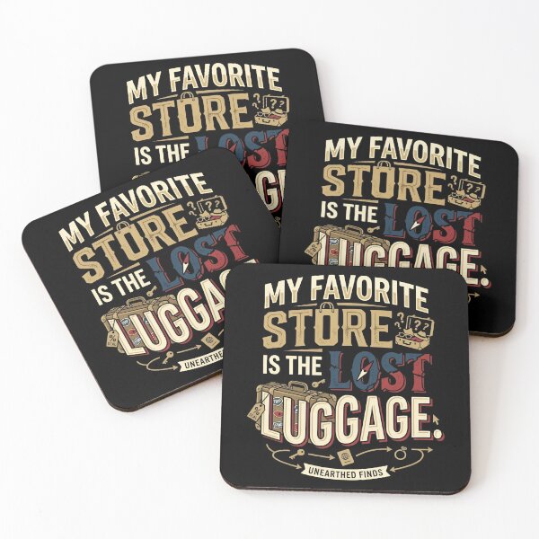 Item preview, My Favorite Store Is Lost Luggage Travel Humor designed and sold by DuckOddity.