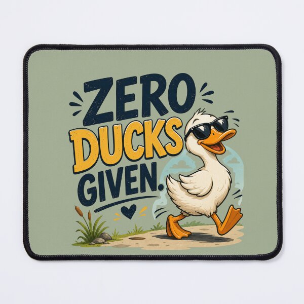 Item preview, Funny Duck Humor Design, Zero Ducks Given designed and sold by Right-UR.