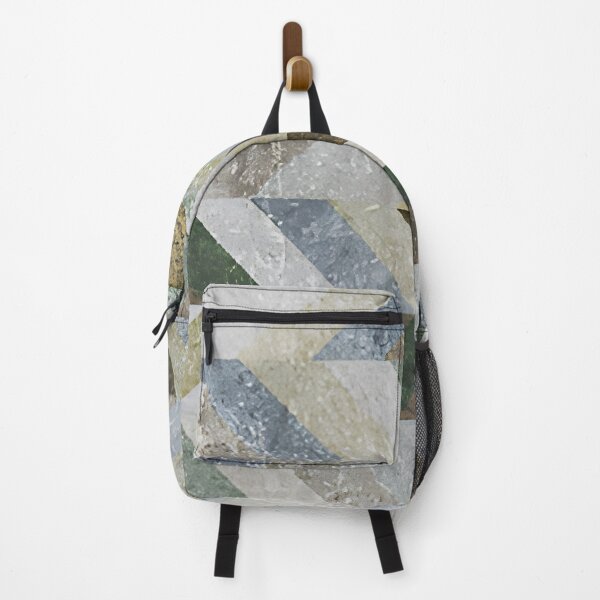 Item preview, Geometric Marble Chevron Mosaic Abstract Pattern Wall Art designed and sold by LuxocaDesigns24.