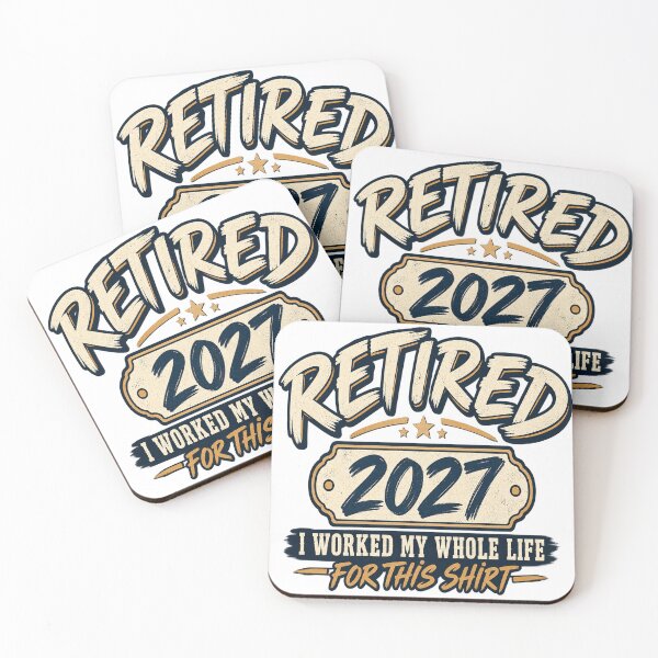 Item preview, Retired 2027 I Worked My Whole Life for This – Funny Retirement   designed and sold by drawwiika+44.