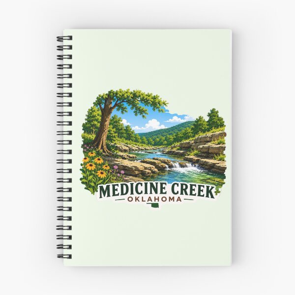 Item preview, Medicine Creek, Oklahoma - Scenic Waterfall designed and sold by Myra365Art.