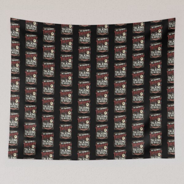 Item preview, My Favorite Therapy Is Talking To Myself Introvert Humor designed and sold by DuckOddity.