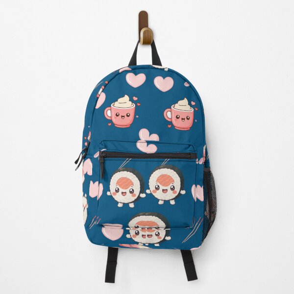 Item preview, Cute Kawaii Sushi And Coffee Pattern Design designed and sold by Azurart2.