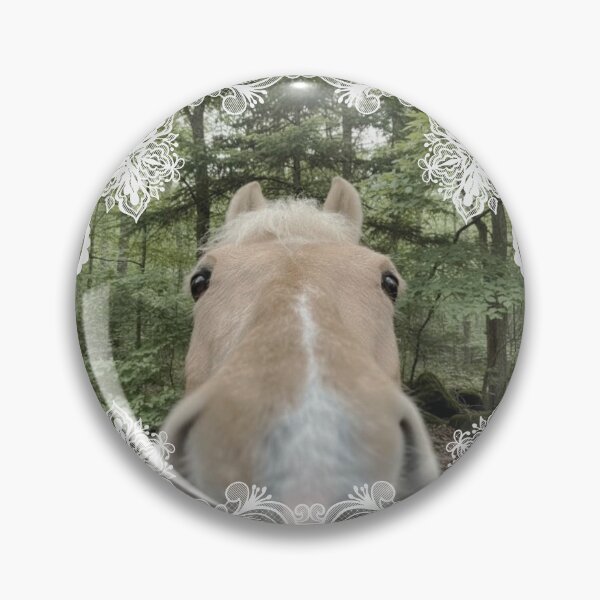 Item preview, aesthetic lace horse sticker kawaii natural blonde designed and sold by Sweet_Stickers.