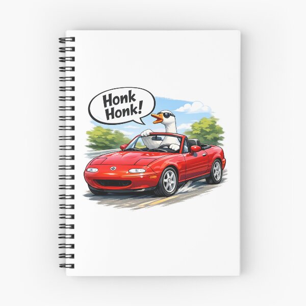 Item preview, Goose Driving Red Roadster designed and sold by aistrokeofart.