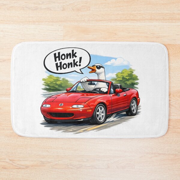 Item preview, Goose Driving Red Roadster designed and sold by aistrokeofart.