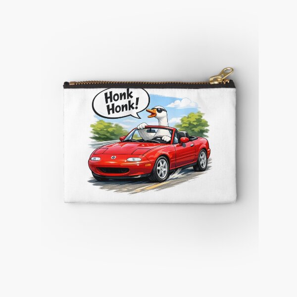Item preview, Goose Driving Red Roadster designed and sold by aistrokeofart.