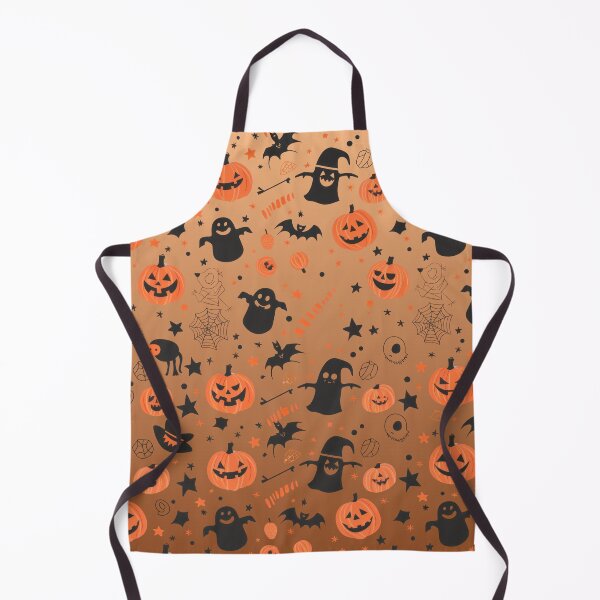 Item preview, Spooky Season Collage – Cute Halloween Doodles | Orange designed and sold by Frohyou.