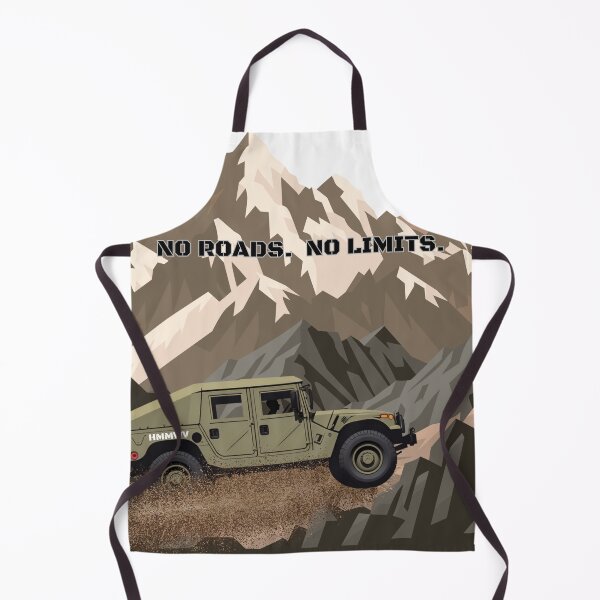 Item preview, No Road. No Limits. – HMMWV Off-Road Tee | Tactical Vehicle Adventure Design designed and sold by SIGNAL & BLOOM.