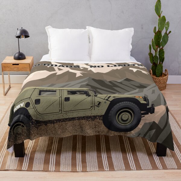 Item preview, No Road. No Limits. – HMMWV Off-Road Tee | Tactical Vehicle Adventure Design designed and sold by SIGNAL & BLOOM.