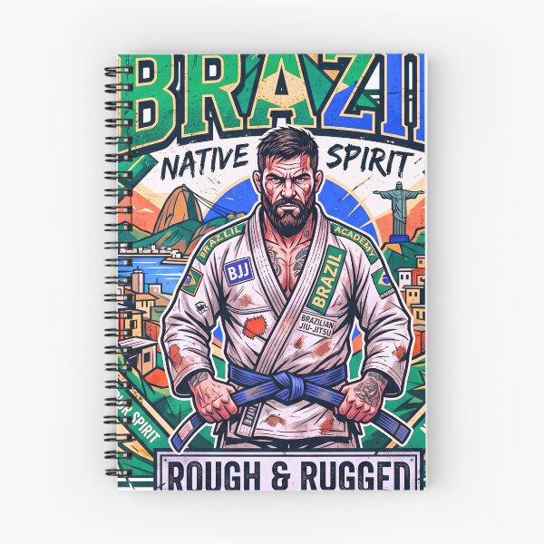Item preview, Brazil Native Spirit - Rough & Rugged BJJ Warrior designed and sold by rich-moda.