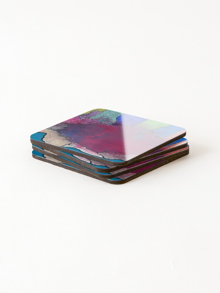 Thumbnail 4 of 5, Coasters (Set of 4), Color Field designed and sold by RawSignals.