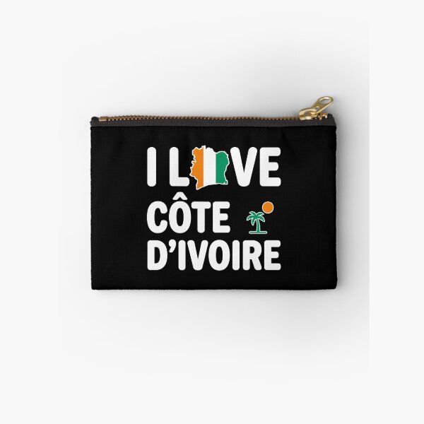 Item preview, I Love Côte d’Ivoire Country Pride Design designed and sold by crouchingpixel.