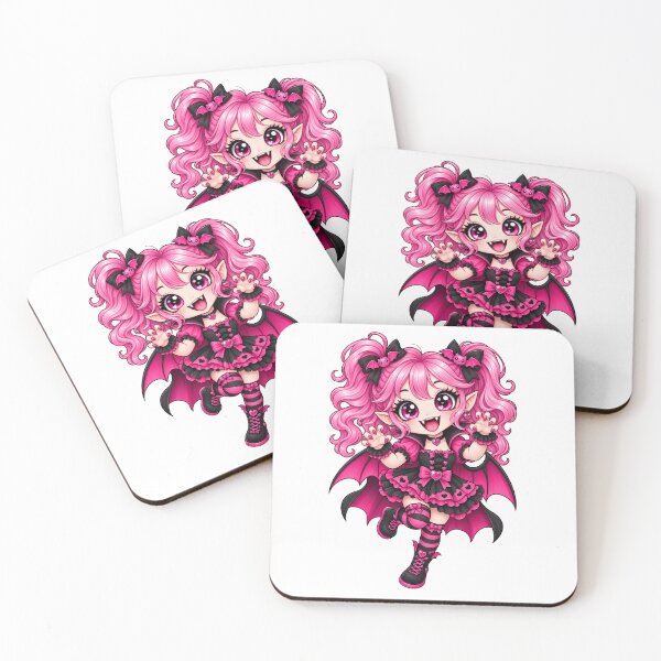 Item preview, Pink Kawaii Vampire Girl – Gothic Cute designed and sold by Oddity Anvil.