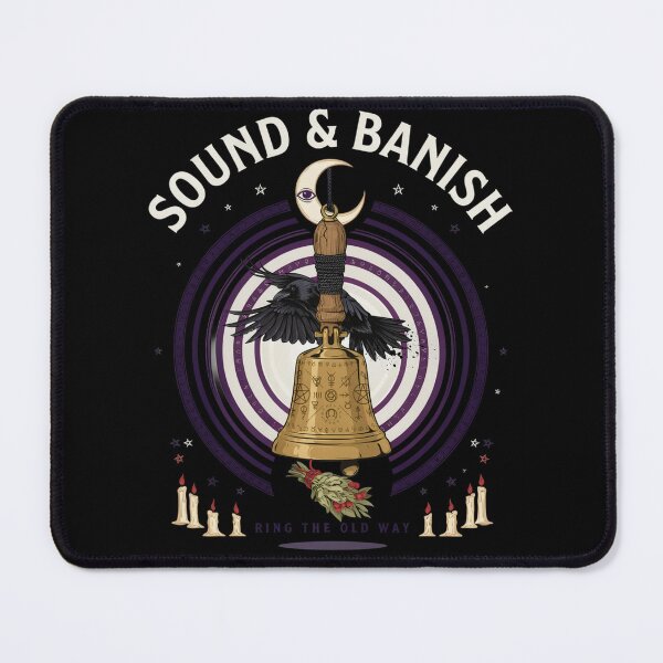 Item preview, Bellwitch Sound & Banish T-Shirt | Occult Ritual Bell Halloween Graphic Tee v8 designed and sold by DarylWelsh2024.
