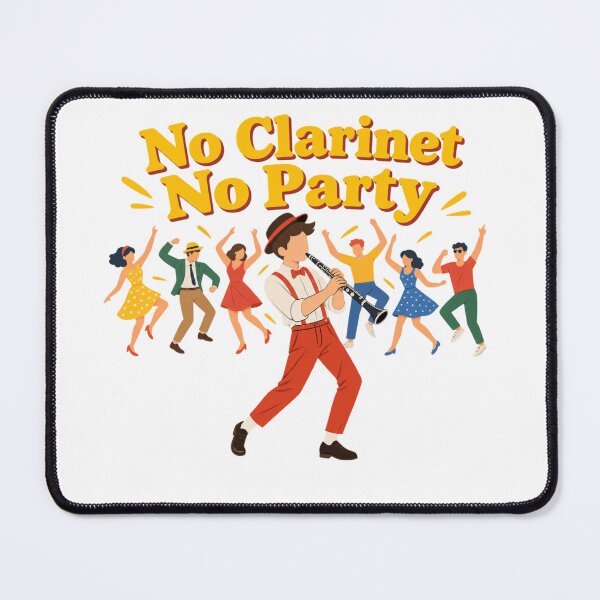 Item preview, No Clarinet No party designed and sold by Konvero.