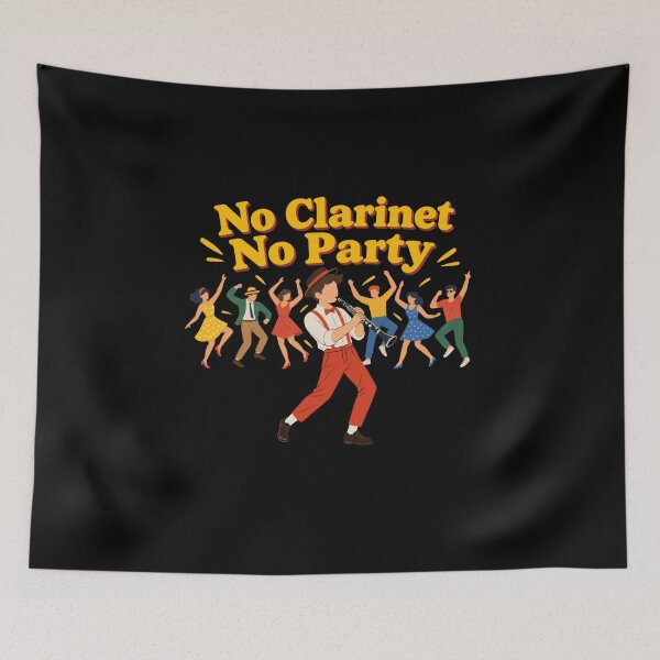 Item preview, No Clarinet No party designed and sold by Konvero.