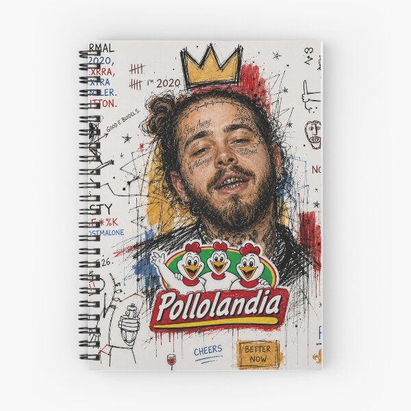 Item preview, Post Malone × Pollolandia – Better Now | Boreal Pop Sketchbook designed and sold by Boreal Apparel.