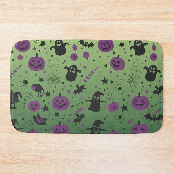 Item preview, Spooky Season Collage – Cute Halloween Doodles | Purple & green designed and sold by Frohyou.