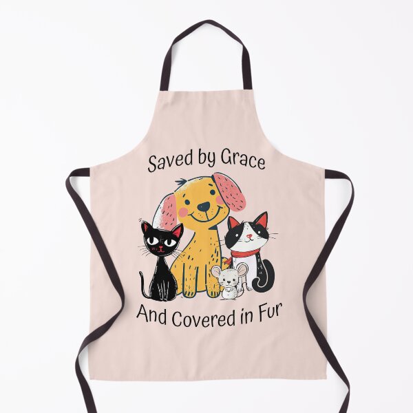 Item preview, Saved by Grace and Covered in Fur Christian Animal Lover designed and sold by Sachie's Studio.