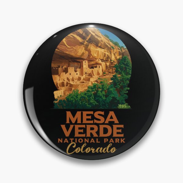 Item preview, Mesa Verde National Park Colorado Vintage Art designed and sold by LinaValearte.