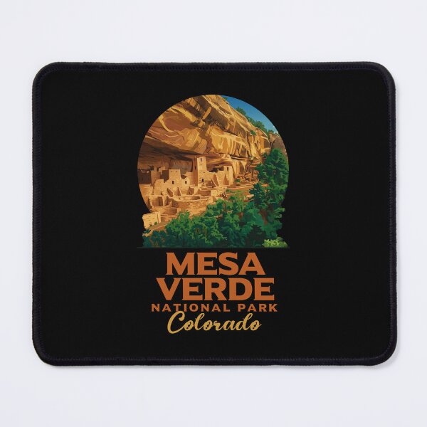 Item preview, Mesa Verde National Park Colorado Vintage Art designed and sold by LinaValearte.