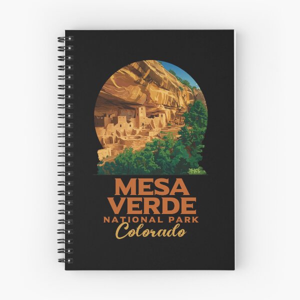 Item preview, Mesa Verde National Park Colorado Vintage Art designed and sold by LinaValearte.