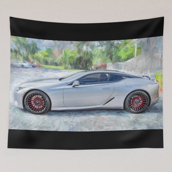 Item preview, 2018 Lexus LC500 Luxury Supercar Longwood Car Show Wall Art designed and sold by RichFrancoCars.