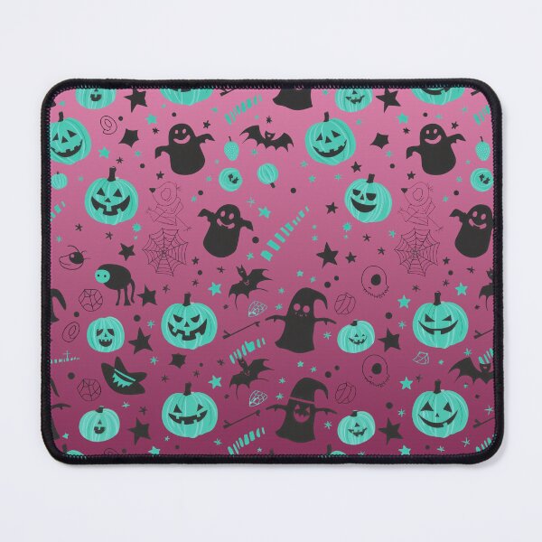 Item preview, Spooky Season Collage – Cute Halloween Doodles | Teal & Pink designed and sold by Frohyou.