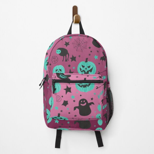 Item preview, Spooky Season Collage – Cute Halloween Doodles | Teal & Pink designed and sold by Frohyou.