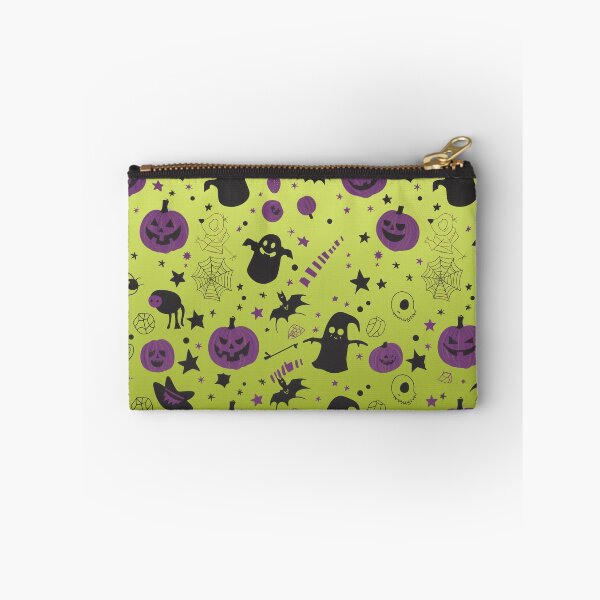 Item preview, Spooky Season Collage – Cute Halloween Doodles | Purple & Chartreuse designed and sold by Frohyou.