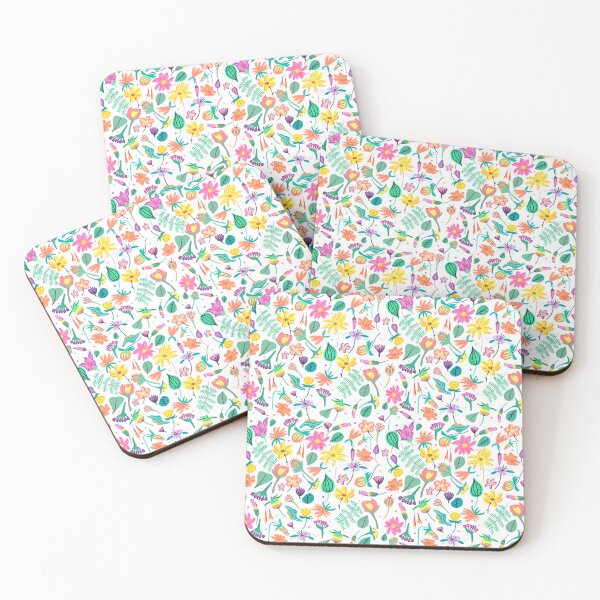 Item preview, Cheerful Spring Floral Pattern in Watercolor designed and sold by ElizabethCoelho.