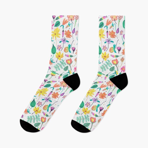 Item preview, Cheerful Spring Floral Pattern in Watercolor designed and sold by ElizabethCoelho.