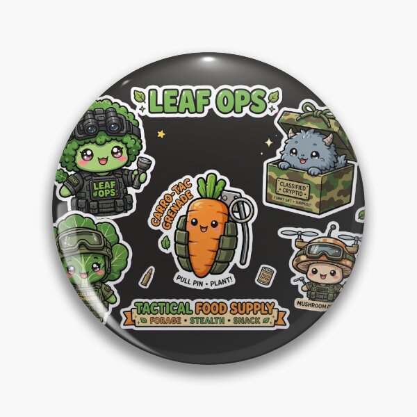 Item preview, Leaf Ops Tactical Food Supply Sticker Set  designed and sold by Fort Chiswell Trading Company.