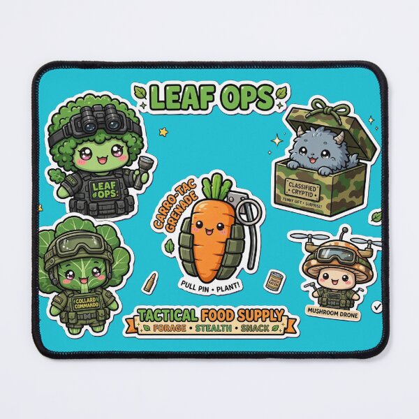 Item preview, Leaf Ops Tactical Food Supply Sticker Set designed and sold by Fort Chiswell Trading Company.