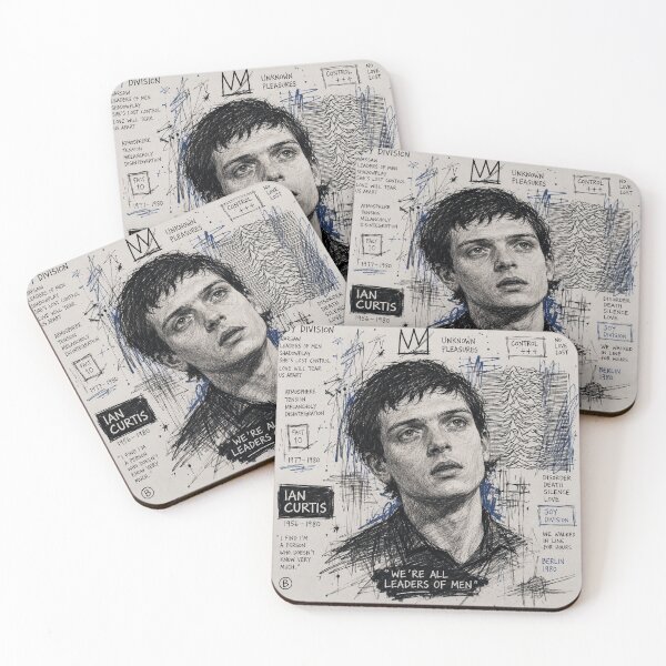 Item preview, Ian Curtis – Unknown Pleasures | Boreal Sketchbook Series No. 10 designed and sold by Boreal Apparel.