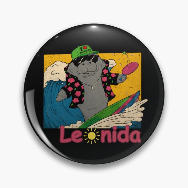 Item preview, Leonida Surfing Shark Hawaiian Beach Retro designed and sold by Foryoubroshirt.