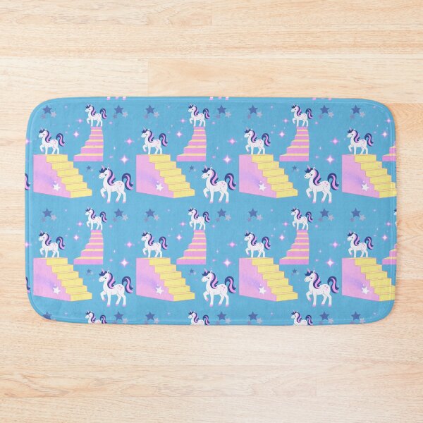 Item preview, Magical Kawaii Unicorns And Dreamy Stairs Pattern designed and sold by Azurart2.