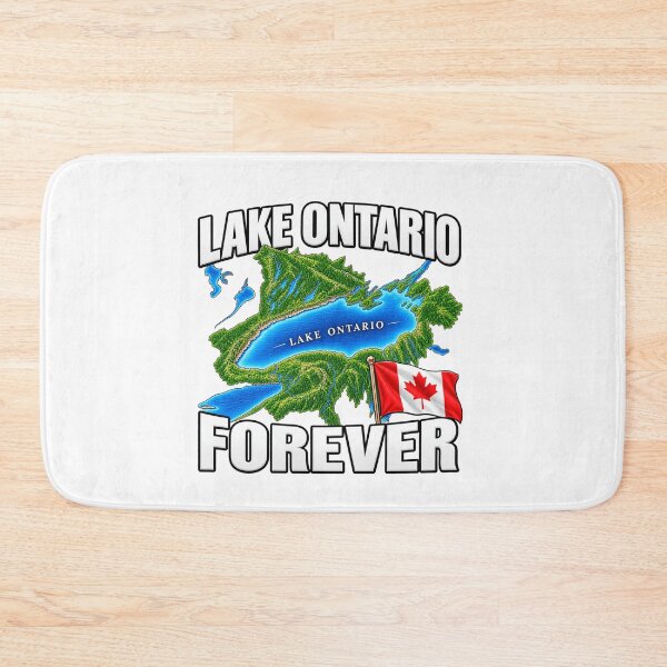 Item preview, Lake Ontario Forever Canada Great Lakes Map Canadian Pride Nature Lover designed and sold by 76Valeria.