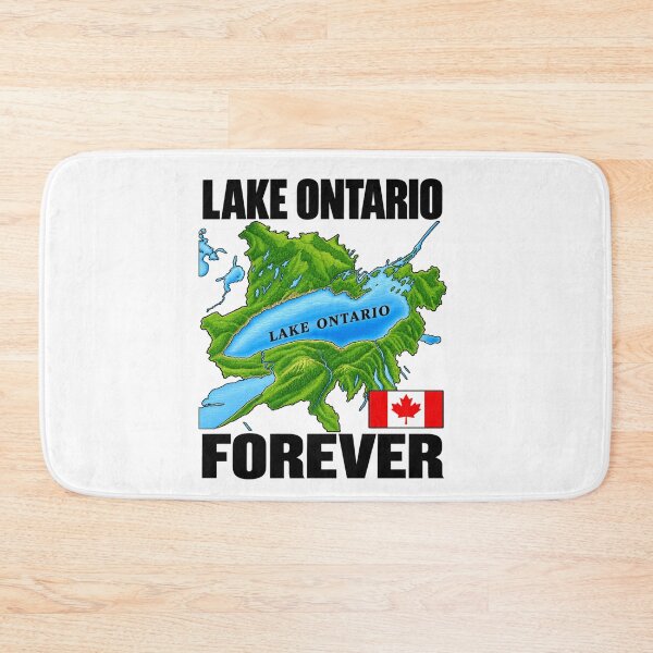Item preview, Lake Ontario Forever Canada Great Lakes Map Canadian Pride Nature Lover designed and sold by 76Valeria.