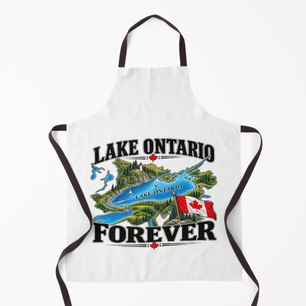 Item preview, Lake Ontario Forever Canada Great Lakes Map Canadian Pride Nature Lover designed and sold by 76Valeria.