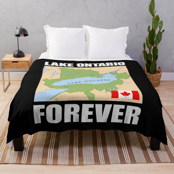 Item preview, Lake Ontario Forever Canada Great Lakes Map Canadian Pride Nature Lover designed and sold by 76Valeria.