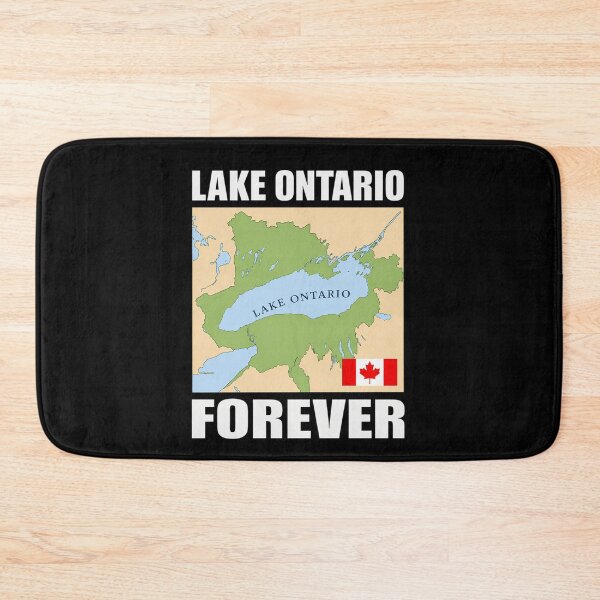 Item preview, Lake Ontario Forever Canada Great Lakes Map Canadian Pride Nature Lover designed and sold by 76Valeria.