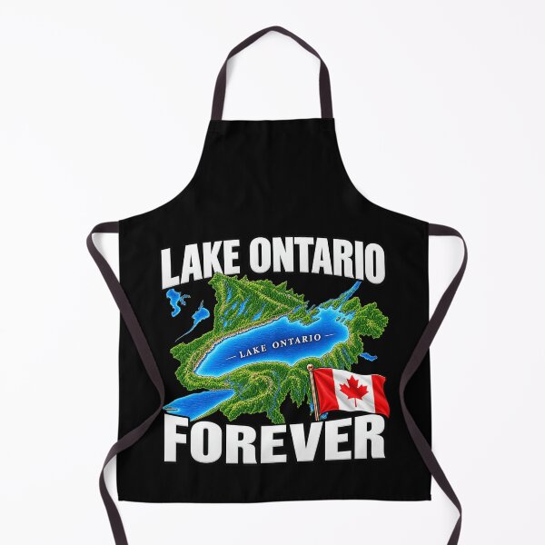 Item preview, Lake Ontario Forever Canada Great Lakes Map Canadian Pride Nature Lover designed and sold by 76Valeria.