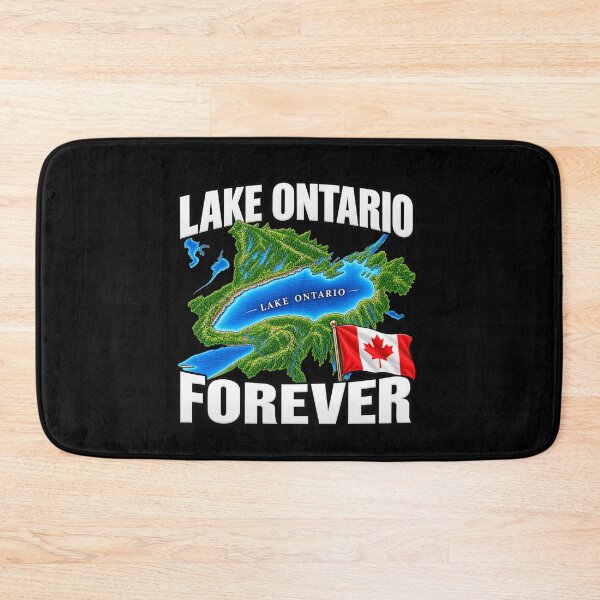 Item preview, Lake Ontario Forever Canada Great Lakes Map Canadian Pride Nature Lover designed and sold by 76Valeria.
