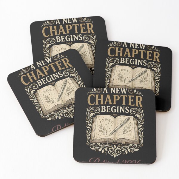 Item preview, A New Chapter Begins Retired 2026 designed and sold by designstoriesMK.