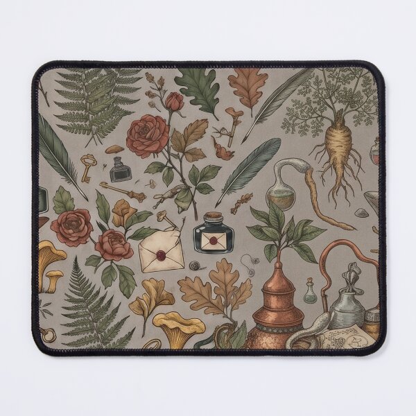 Item preview, Ammeluk Vintage Botanical Potions & Herbs Pattern. designed and sold by Ammeluk.