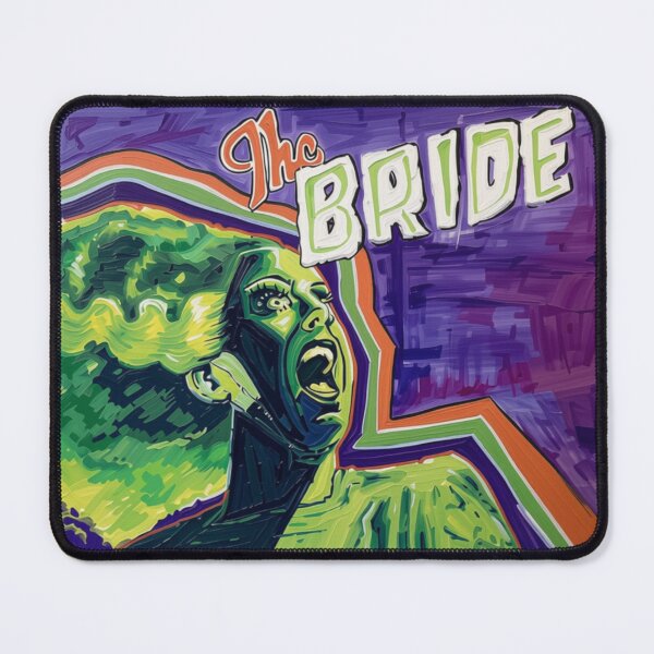 Item preview, She Lives! Bride of Frankenstein Acrylic Painting designed and sold by Spacetrashpress.