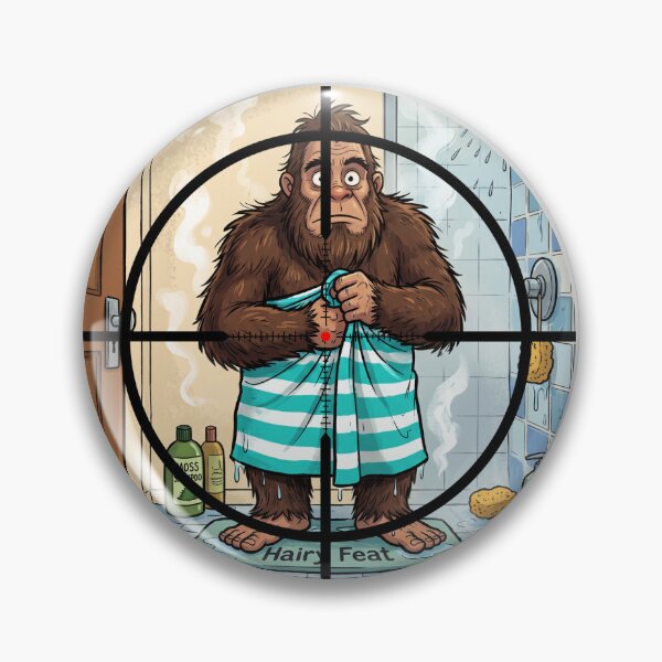 Item preview, Funny Bigfoot Sighting - Sasquatch In The Shower designed and sold by Spank My Yeti.